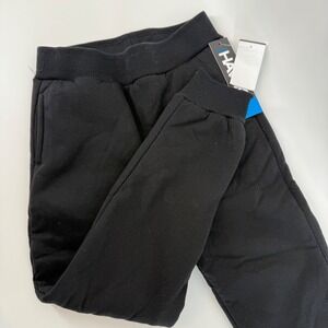 Hawk Kids Black Sherpa Lined Jogger Pants Size L 7